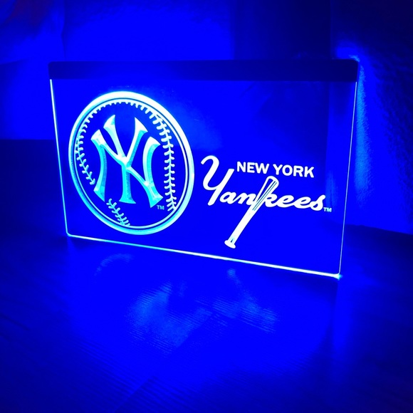 NEW YORK YANKEES LED NEON LIGHT SIGN 8x12 - Picture 2 of 3